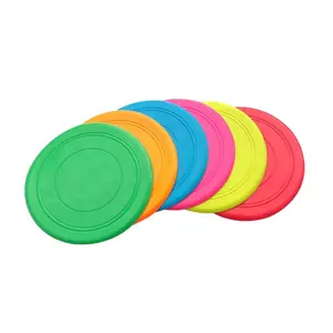 Hyra doux Frisbee jouets pour animaux de compagnie formation ronde TPR disque volant résistant aux morsures Frisbee chien jouets résistant aux morsures pour chiens de formation