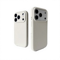 Étui de téléphone portable Bida Fashion anti-perte avec cordon bandoulière, couleur unie, en silicone TPU, anti-traces de doigts et antichoc