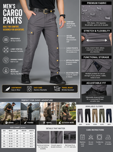 Pantalones Cargo de Verano para <span class=keywords><strong>Hombre</strong></span>, Personalizados, de Poliéster, Secado Rápido, Corte Holgado, Impermeables, Ligeros, para Senderismo y Deportes al Aire Libre - Product Image 5