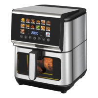 Friteuse à air numérique intelligente en acier inoxydable 9L, prix de gros, directement de l'usine, four de cuisine électrique à marque privée