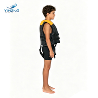 Rompi Pelampung Unisex EPE Foam PFD untuk Anak dengan Tali Pengikat Kaki untuk Surfing, Berlayar, Kayak, dan Olahraga Air