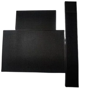 Groothandel Op Maat Gemaakt Logo Anti-Slip Rubber Bar Morsen Mat Promotionele Service Mat Zacht Pvc Bar Bier Mat