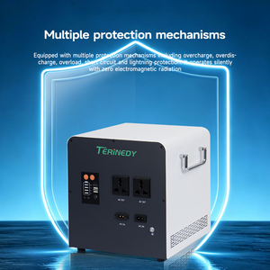 Centrale Électrique Portable 1200W 2kWh Générateur Solaire pour Voyage en Extérieur Camping Urgence Alimentation de Secours AC/DC USB Charge Rapide Onduleur Pur Démarreur de Voiture - Product Image 3