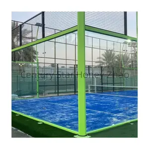 China Suppliers Led Light Indoor/Outdoor Paddle Tennis Court Artificial Grass For Sale