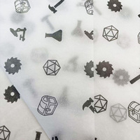 Papier de soie recyclable imprimé sur mesure avec logo argenté pour emballage de vêtements, papier anti-poussière pour emballage cadeau