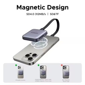 Lector de Tarjetas MagFlow UGREEN SD4.0 312MB/s USB <span class=keywords><strong>C</strong></span> a Ranura <span class=keywords><strong>SD</strong></span>/TF, Adaptador Magnético de Tarjeta <span class=keywords><strong>SD</strong></span> para Teléfono Magsafe, Accesorios para PC Gamer - Product Image 4