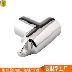 Capuchon coulissant bidirectionnel en acier inoxydable de 22 mm, auvents pare-soleil à 90 degrés pour accessoires de quincaillerie marine, yachts, bateaux de pêche, housses de bateaux - Product Image 3