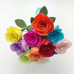 Papel <span class=keywords><strong>crep</strong></span>é para manualidades, personalizado de fábrica, calidad premium, 50cm x 2,0 m, papel <span class=keywords><strong>crep</strong></span>é colorido - Product Image 6