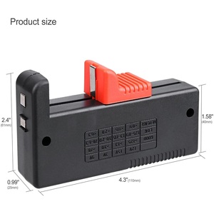 <b>Battery</b> <b>Tester</b> BT 168D Digital Display For AA AAA C D 9V <b>Batteries</b> Voltage Checker - Product Image 2
