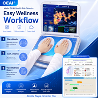 Analyseur de santé OEAI G8 QRMA alternatif avec outils de données cloud et démonstration pour distributeurs destinée aux centres anti-âge