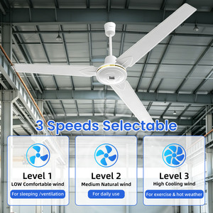 <span class=keywords><strong>Ventilateur</strong></span> de <span class=keywords><strong>plafond</strong></span> industriel de 48 pouces avec télécommande, 3 pales, moteur DC, grand flux d'air, <span class=keywords><strong>ventilateur</strong></span> noir pour salon et usage domestique - Product Image 4