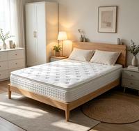 Matelas en mousse à mémoire de forme de qualité supérieure pour un sommeil réparateur, tailles King, Queen, Twin, hybride, à ressorts ensachés, compressé