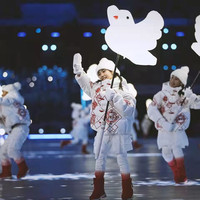 Colombe de la paix gonflée, grande colombe remplie d'air pour les célébrations de la paix, les festivals et les événements