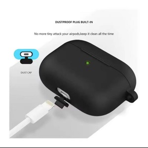 Étui <span class=keywords><strong>de</strong></span> protection en silicone pour <span class=keywords><strong>Airpods</strong></span> 4 <span class=keywords><strong>avec</strong></span> kit <span class=keywords><strong>de</strong></span> nettoyage, stylo et mousqueton anti-perte, compatible <span class=keywords><strong>avec</strong></span> les <span class=keywords><strong>Airpods</strong></span> Pro 3 et 2 - Product Image 4
