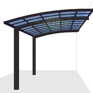 <span class=keywords><strong>Pensiline</strong></span> Fermata Autobus Autobus 20 'x 20' alluminio Carport struttura in metallo trattata a pressione in legno elenco di promozione all'aperto Carport - Product Image 2