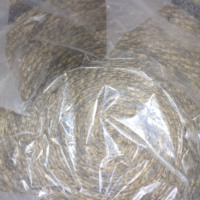 Keranjang penyimpanan pot bunga buatan tangan tali rumput antik dengan lapisan tahan air
