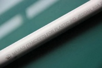 Flying Type-impresora láser de 20W, 30W, 50W, para tubo de plástico gris y blanco, PVC, máquina de marcado láser de fibra