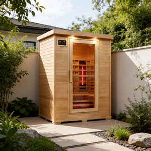 Sauna de Madera con Infrarrojos Lejanos, Tamaño Personalizado OEM ODM, Sauna Tradicional para Interiores y Exteriores - Product Image 1