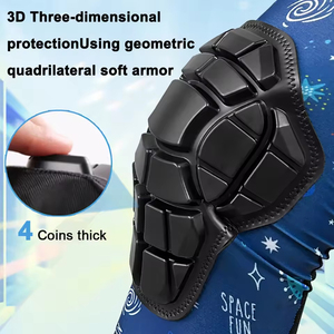Protège-coudes et genouillères pour enfants, équipement de protection anti-collision pour vélo d'équilibre, <span class=keywords><strong>skateboard</strong></span>, roller et trottinette - Product Image 5