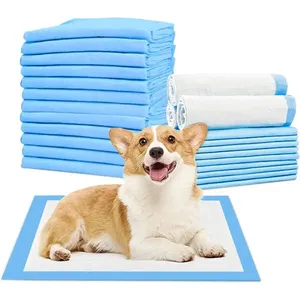 OEM High quality waterproof puppy diaper training disposable pet urine pee absorption and potty wee pads for dog padding 60*90cm