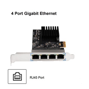Tarjeta de Red Interna Gigabit Ethernet Multipuerto para Servidor, 4 RJ45 PCIe X1 8111H, Compatible con NAS, Actualización para Estaciones de Trabajo, en Stock, Quad Giga - Product Image 5