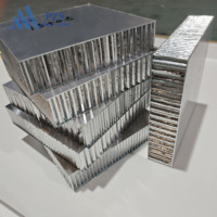 Panneau de cloison en nid d'abeille en aluminium léger, panneau de séparation murale intérieure pour bâtiments de bureaux