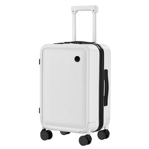 Maleta de Viaje Yongsheng para PC, 20 Pulgadas, con Ruedas Giratorias, Cierre de Cremallera, Unisex, Color Blanco Nube - Product Image 1