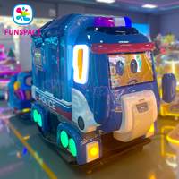 Aire de jeux pour enfants arcade dynamique multi-joueurs Machine de jeu à pièces enfants voiture conduite Kiddie Ride
