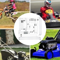 Tondeuse à gazon à petit moteur, mini bicyclette, kart, combinaison puissante de ressort de rappel d'accélérateur
