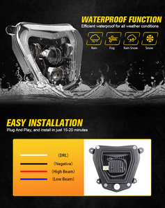 Conjunto de faros LED Morsun para motocicleta 2012-2019 KTM Duke 690-2013 690R, accesorios de sistema de iluminación LED para motocicleta, 2017- - Product Image 4