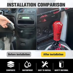 Universale 10/15/20/25/30cm accessori per decorazione interna auto pomello cambio cambio acrilico bastone del cambio manuale pomello del cambio - Product Image 6