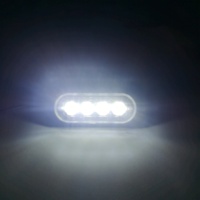 Feux de signalisation latéraux DXZ 4LED ambre, feux de gabarit LED pour camion, remorque, camping-car, voiture, bateau, bus, camionnette