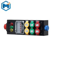 Boîte de distribution d'alimentation portable pour scène DJ et discothèque, 6 prises, 16A, 5 broches, 32A, étanche, distributeur d'alimentation CEE