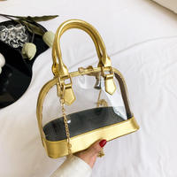 Sac à bandoulière en PVC transparent pour femme, style chaîne, best-seller de l'été 2025, nouveau modèle, trousse de toilette et cosmétiques
