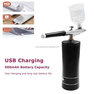 Kit d'aérographe sans fil portable à double action, pistolet d'aérographe pour décorateurs de gâteaux, maquillage, nail art, tatouages, peinture DIY, utilisation pour modèles - Product Image 4