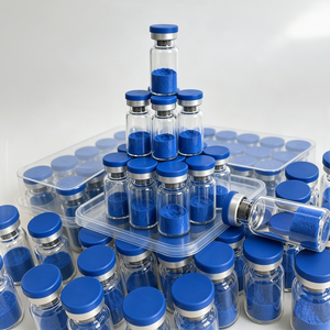 Poudre lyophilisée de peptide de cuivre GHK-Cu, pureté 99%, peptide GHK-Cu, livraison rapide, matières premières cosmétiques, GHKCU CAS 89030-95-5 - Product Image 3
