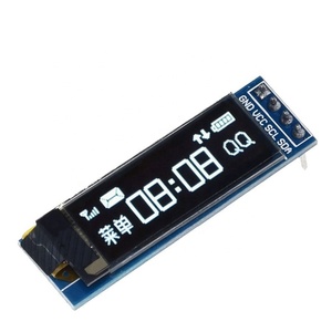 0.91 inch 4-pin <span class=keywords><strong>128x32</strong></span> <span class=keywords><strong>I2C</strong></span> <span class=keywords><strong>IIC</strong></span> nối tiếp màu xanh/trắng 12832 <span class=keywords><strong>OLED</strong></span> <span class=keywords><strong>LCD</strong></span> hiển thị <span class=keywords><strong>Module</strong></span> ssd1306 Màn hình điều khiển - Product Image 4