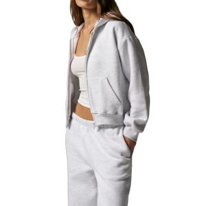 Nouveauté Hiver : Survêtements Décontractés Vintage Unis pour Femmes, Hauts Longs Tricotés à Capuche Respirants de Qualité Supérieure, Marque Personnalisée OEM - Product Image 3