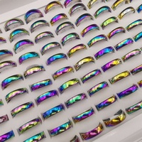 Großhandel 6mm Edelstahl Damen ring Benutzer definiertes Logo Graviert Einfache vergoldete Verlobung Hochzeiten Plain Blank Design Bulk