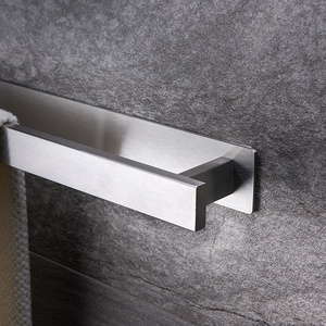 <span class=keywords><strong>Toallero</strong></span> <span class=keywords><strong>de</strong></span> acero inoxidable para baño, estante adhesivo <span class=keywords><strong>sin</strong></span> <span class=keywords><strong>agujeros</strong></span> <span class=keywords><strong>de</strong></span> perforación ni montado en la <span class=keywords><strong>pared</strong></span>, superventas - Product Image 4