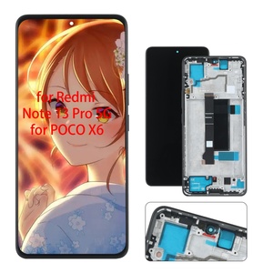 Écran de téléphone portable pour Xiaomi Redmi Note 13 Pro 5G, écran LCD d'origine, remplacement de l'écran tactile pour POCO X6 avec cadre - Product Image 1