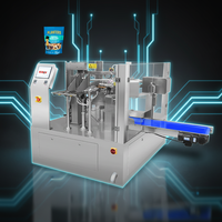 Machine d'emballage rotative automatique Doypack pour snacks, bonbons gélifiés et aliments en vrac