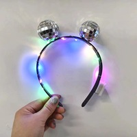 Fournitures de fête Décorations Événement Piscine Mascarade Festivals Raves Disco Ball Accessoires Ensemble LED Bandeau