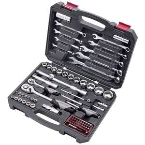 Juego de llaves de vaso Kraftwerk, Basic, 1/4 "+ 1/2", 80 piezas. - Product Image 1