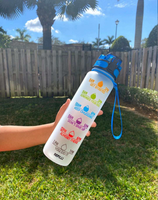 Bouteille d'eau potable tritan sans BPA personnalisée de haute qualité de 32oz avec filtre à thé
