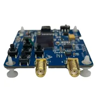 HT008 MAX2871 Sumber Sinyal 23.5-6000MHz Modul RF Terdiri dari Kontrol Serial CH2 Mendukung Peningkatan Regulasi Daya -25dB