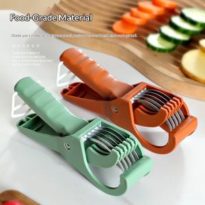 Cortador de Verduras y Frutas Manual de Acero Inoxidable y PP, Marca LM, Modelo LM01, Multifuncional, Resistente a la Corrosión, Utensilio de Cocina, Venta al Por Mayor - Product Image 3