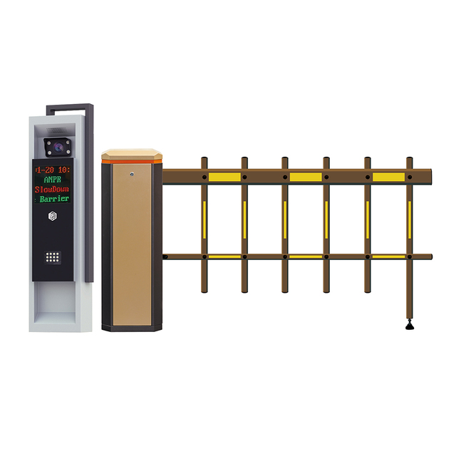 2026 Factory Wholesale Automatic Parking Barrier Remote Control Brushless Motor IP54 protection Rating 0.6S Barrier Closing Time