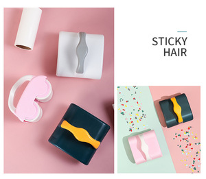 ลูกกลิ้งกำจัดขนสัตว์แบบสองลูกกลิ้ง ฉีกใช้งานได้ พร้อมกาวเหนียวแน่น สำหรับกำจัดขนสัตว์บนเสื้อผ้า โซฟา พรม - Product Image 5