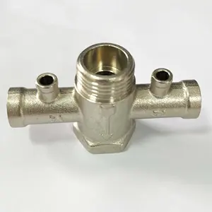 Hydraulic high temperature pressure hot water relief SS spring durable brass safety valve for water heater